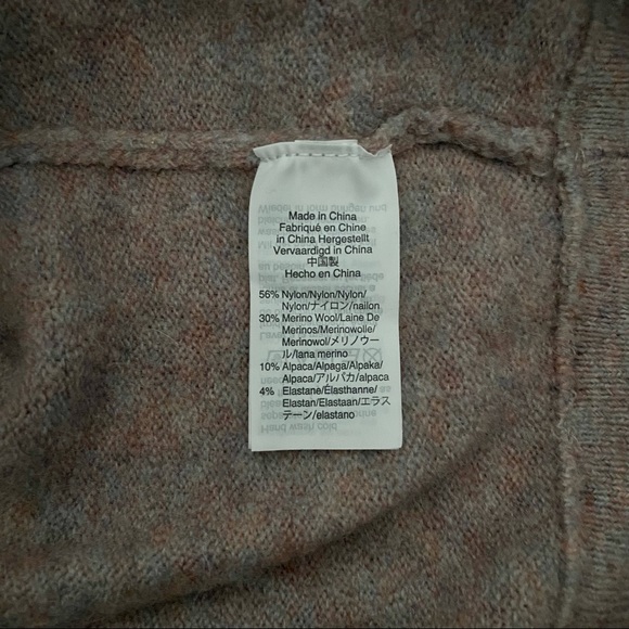 Madewell Faux Wrap Pullover Sweater - Picture 6 of 6